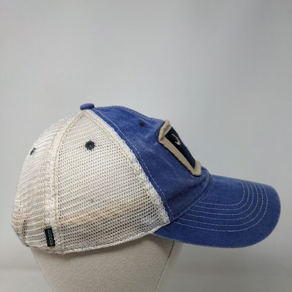 South Carolina Flag Snapback Mesh Back Trucker Hat Blue One Size Colorblock - Picture 4 of 9